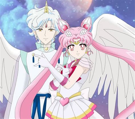 Eternal Chibiusa and Helios by AmyroseHaruka on DeviantArt