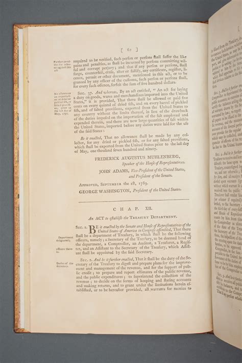 The Acts of Congress · George Washington's Mount Vernon