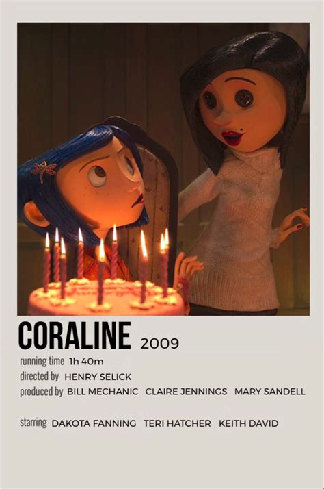 coraline movie poster | Coraline movie, Indie movie posters, Iconic movie posters