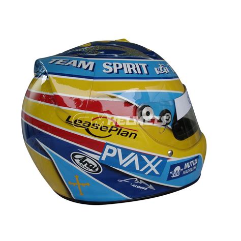 FERNANDO ALONSO 2006 TEAM SPIRIT F1 REPLICA HELMET FULL SIZE | CM Helmets