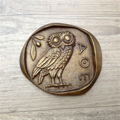 ...Athena Owl Tetradrachm... | Athena symbol, Athena goddess, Greek ...