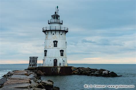 The Light at Saybrook Breakwater – J. G. Coleman Photography