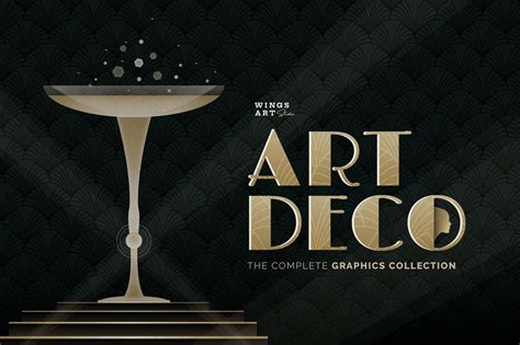 The Art Deco Graphics Collection | Logos, Templates and Patterns