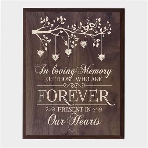 LifeSong Milestones Memorial Sympathy Plaque - In Loving Memory (tree branch design) - Walmart ...