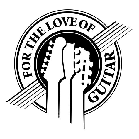 For The Love of Guitar Logo PNG Transparent & SVG Vector - Freebie Supply