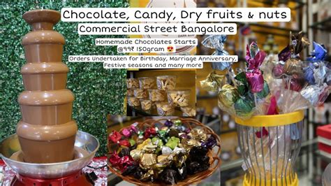 Chocolate, Candy Wholesale Market in Commercial Street Bangalore | Coorg Homemade Chocolate ...