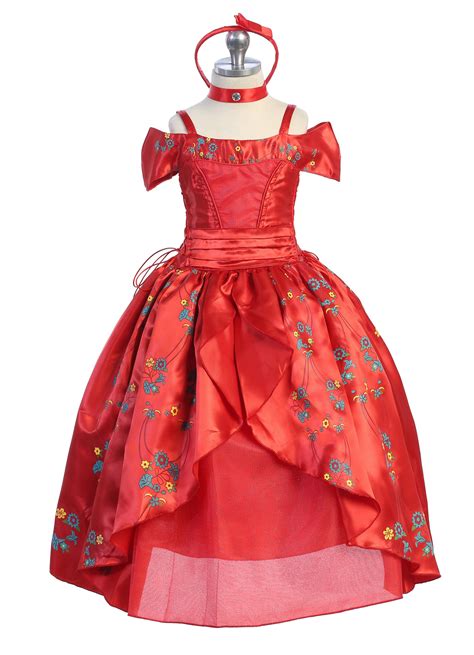 Elena Of Avalor Costume For Adults, Princess Elena Costume, Princess Elena Dress Embroidery ...