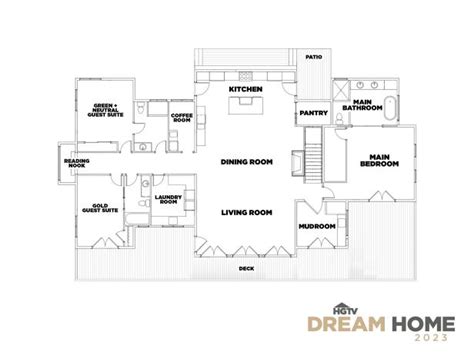 Discover the Floor Plan for HGTV Dream Home 2023 | HGTV Dream Home 2024 | HGTV