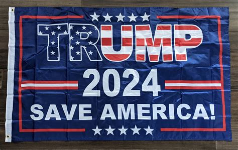 TRUMP Flag 2024 3' X 5' SAVE AMERICA Flag Outdoor - Etsy