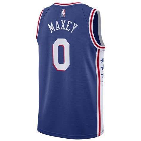 Tyrese Maxey Philadelphia 76ers Nike 2021/22 Swingman Jersey Icon ...