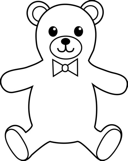 Free Line Drawing Teddy Bear, Download Free Line Drawing Teddy Bear png images, Free ClipArts on ...