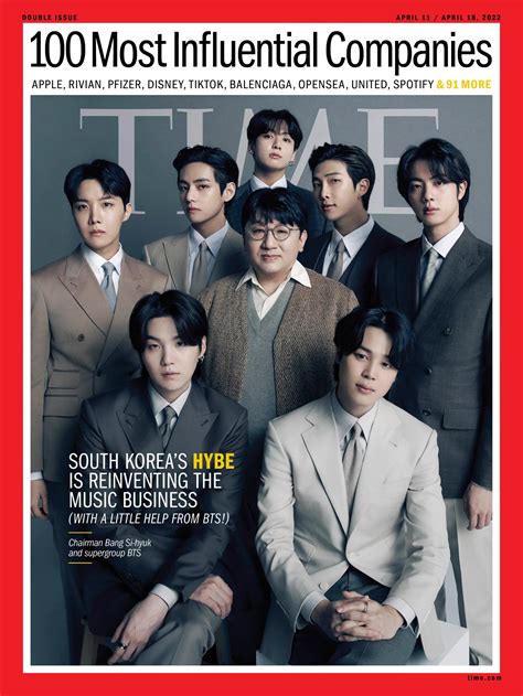 BTS Time Magazine April 2022 Cover Photos (HD/HQ) - K-Pop Database / dbkpop.com