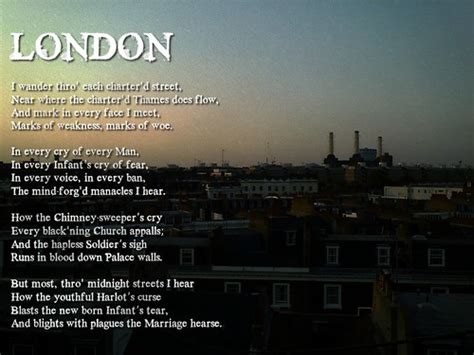 London | William Blake's poem "London" | Stephen Hampshire | Flickr