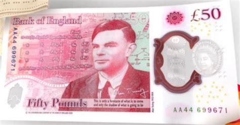 UK Celebrates Genius Alan Turing With New 50 Pound Note Design