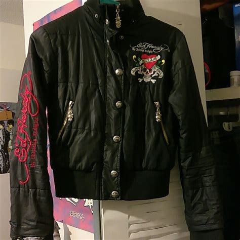 Ed Hardy | Jackets & Coats | Ed Hardy Christian Audigier Puffer Jacket | Poshmark