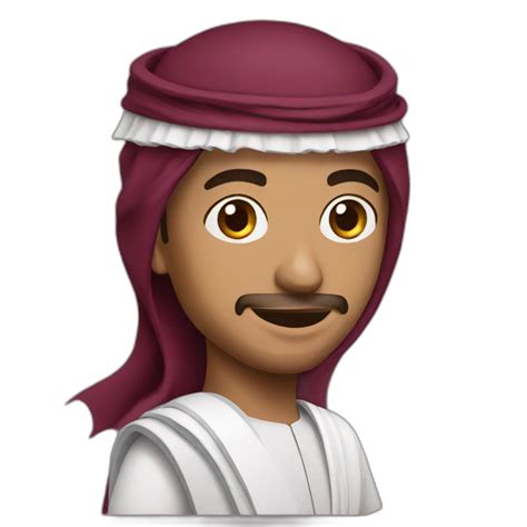 Qatar map and flag | AI Emoji Generator