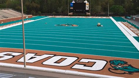 Coastal Carolina installed a *teal* football field - SBNation.com