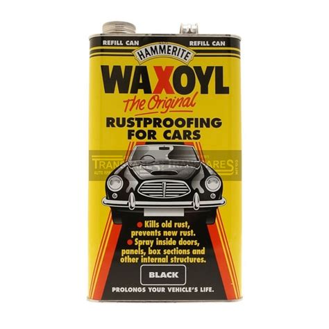 Black | waxoyl | hammerite | underbody | schutz | rust protection | Transpares