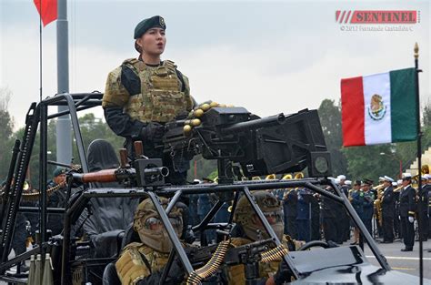 Mexican Army Special Forces personnel preparing for the September 16th ...