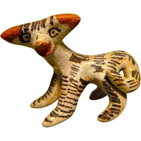 Vintage Mexican Chiapas Miniature Clay Animals - Cat SOLD on Ruby Lane