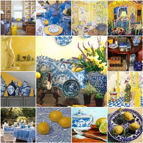Blue and Yellow Kitchen Decor Inspirational the French Tangerine Blue and Yellow Color Ii In ...