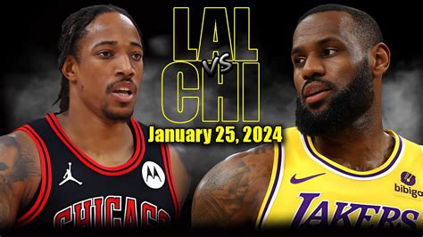 Los Angeles Lakers vs Chicago Bulls Full Game Highlights - January 25 ...