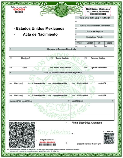 Acta de nacimiento en línea | México | Guía 2022