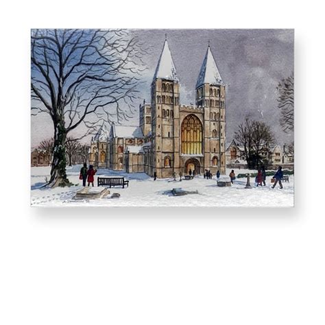 Southwell Minster in the Snow: Christmas Cards (10) | Southwell Minster