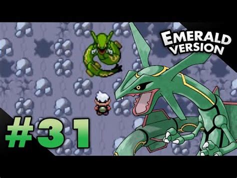 Let's Play Pokemon: Emerald - Part 31 - RAYQUAZA - YouTube