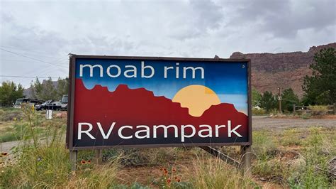 Moab Rim RV Campark : Moab Utah - YouTube