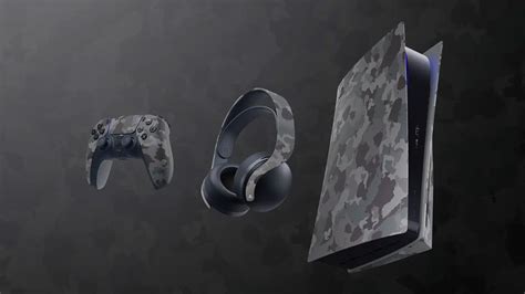 PlayStation To Release Gray Camouflage PS5 Accessories, Including Super Cool PS5 Covers