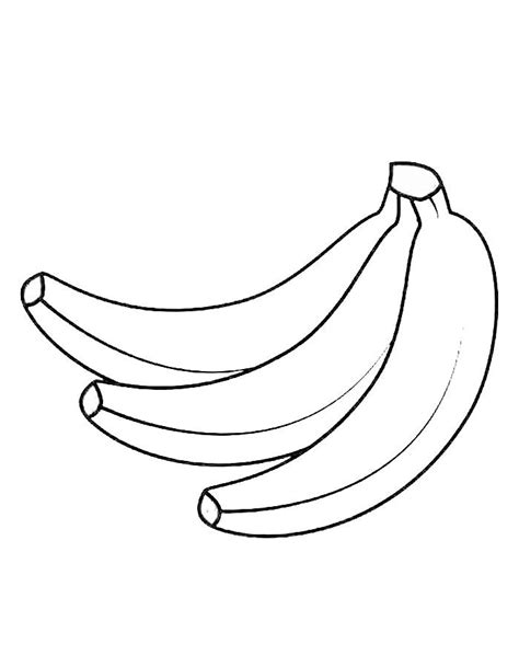 Ripe banana coloring page