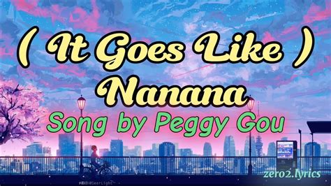 ( It Goes Like ) Nanana song by Peggy Gou lyrics #peggygou #nananasong #itgoeslike #trending # ...