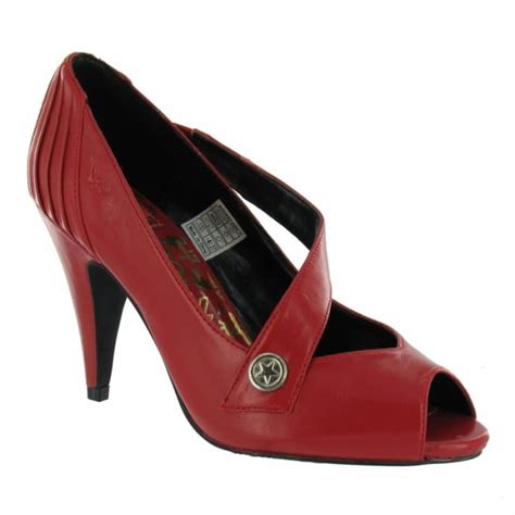 Rocket Dog Vampy Womens Heels - Foxy Red - High Heels from Scorpio Shoes UK