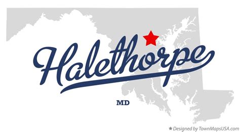 Map of Halethorpe, MD, Maryland