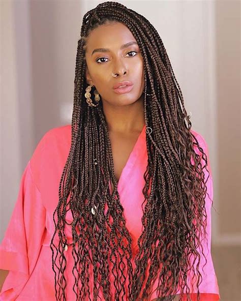 25 Trendy Goddess Box Braids Hairstyles | Page 2 of 2 | StayGlam Cute ...