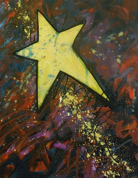 Shooting Star Painting by Carol Suzanne Niebuhr