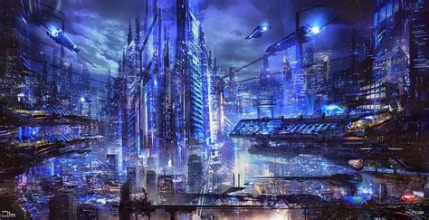 High Rise Building , Digital Art, Science Fiction, Futuristic City HD wallpaper | Pxfuel