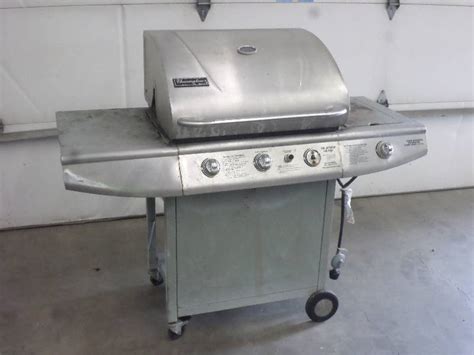 Charmglow LP-Gas Grill, Stainless S... | LE Industrial Consignments #2 | K-BID