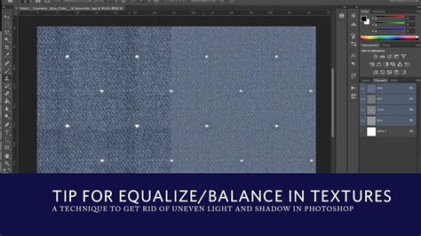 Tip for equalize/balance in textures in Photoshop for better seamless ...