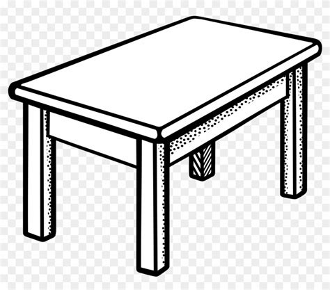 Clip Art Tables Clipartall - Table Clipart Black And White - Free Transparent PNG Clipart Images ...