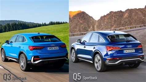 2021 Audi Q5 Sportback vs Audi Q3 Sportback - YouTube