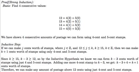 [Math] Strong Induction Proof of amounts of money – Math Solves Everything