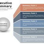 Executive Summary Five Point 3d PowerPoint Template