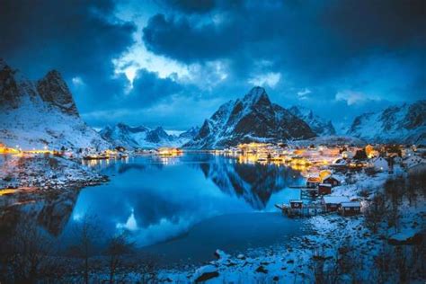 相片：世界各地的雄偉山脈 | Lofoten, Lofoten islands norway, Fishing villages