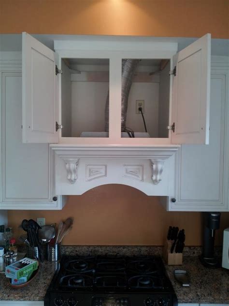 shelving - Easiest way to build an oddly-shaped shelf for cabinet above stove - Home Improvement ...