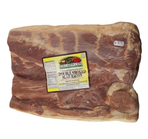 Double Smoked Slab Bacon 5/11lb