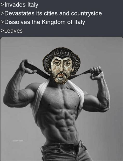 Biggest Chad of the Gothic War (Belisarius should've been made Western Emperor and stayed to ...