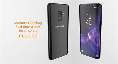 Samsung galaxy s9 colors 3D model - TurboSquid 1270888