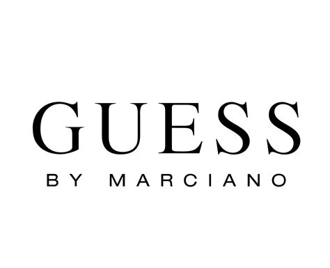 Guess By Marciano Brand Logo Symbol Black Design Clothes Fashion Vector ...